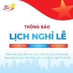 THÔNG BÁO LỊCH NGHỈ LỄ